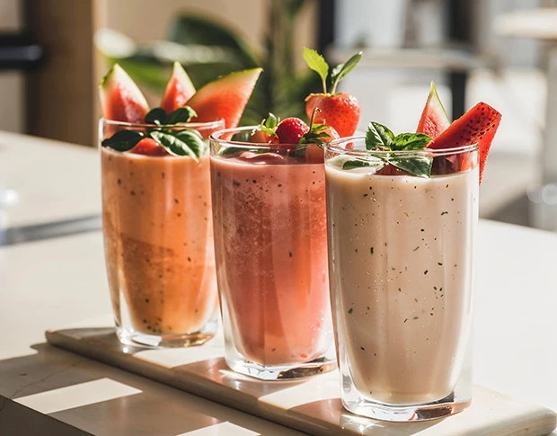 A Fruit Tea & Banh Mi